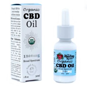 Broad Spectrum CBD Oil (1200mg CBD) | Healing Rose