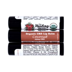 Coconut Lip Balm | Healing Rose - .5g