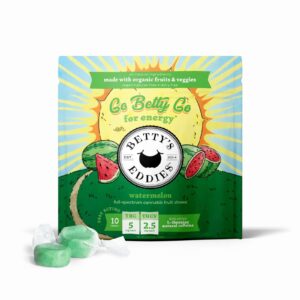 Go Betty Go - Watermelon Fruit Chews (2:1 THC:THCV) | Betty's Eddies - ea