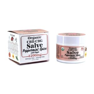 Organic Peppermint Spice CBD CBG Salve | 4x Potency | Healing Rose
