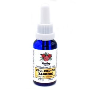 Organic CBG + CBD 1:1 Full-Spectrum Oil 2400mg  (30 ml) | Healing Rose - 1 each