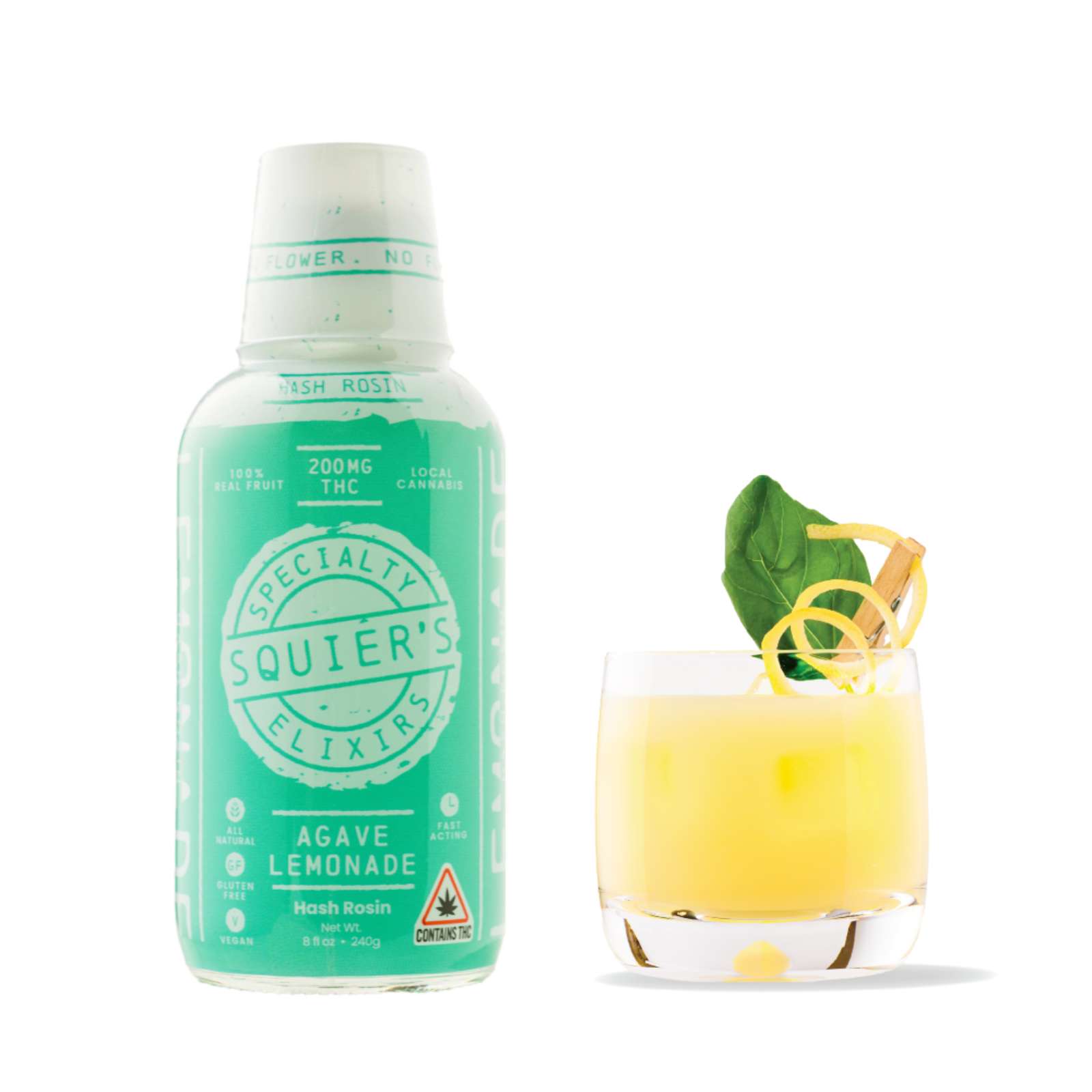 Blue Agave Lemonade Hash Rosin Elixir (200mg) | Squier's Elixirs