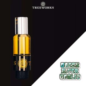 Green River Garlic (0.5g Live Rosin Vape Cart) | Treeworks