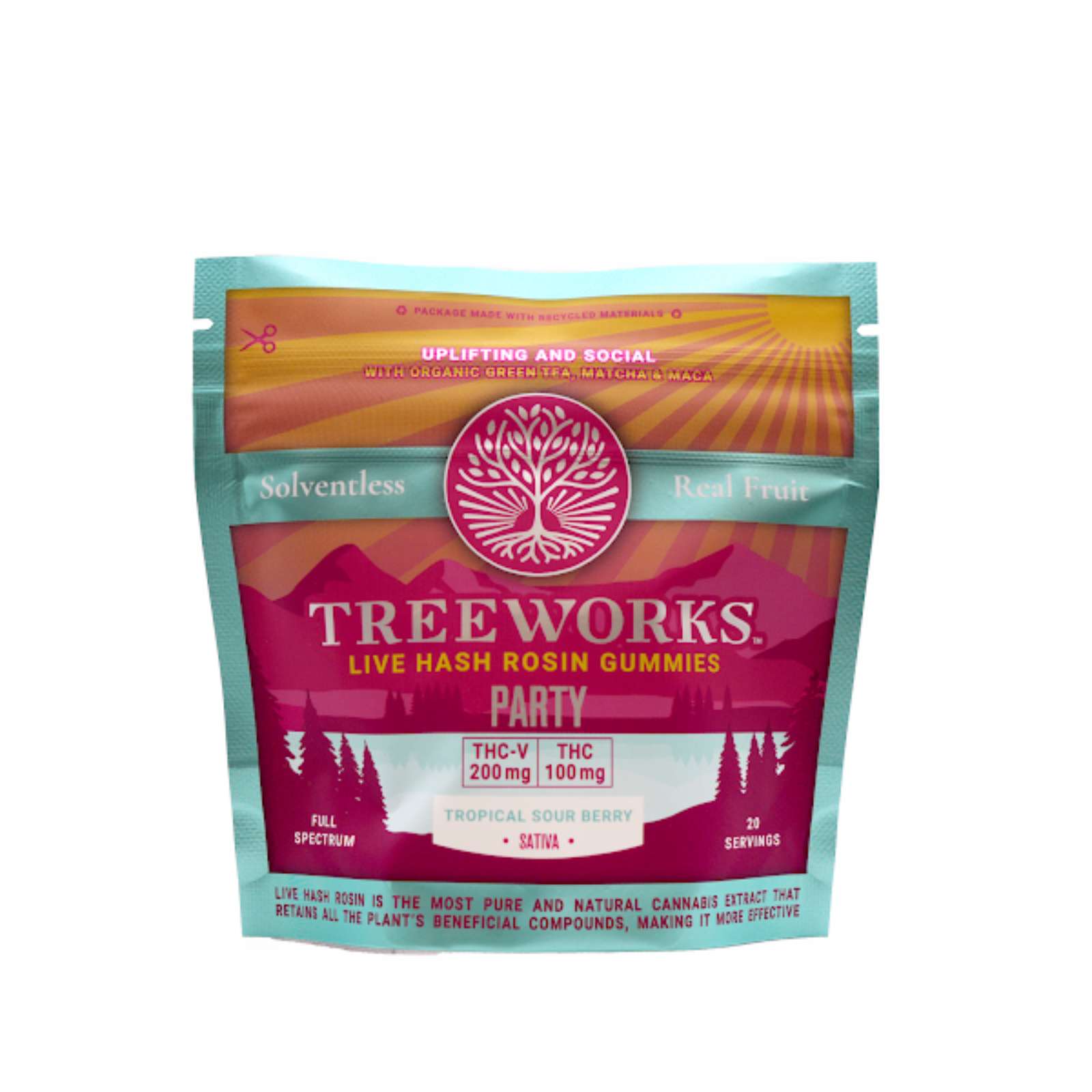 Sour Berry *Party* Hash Rosin Gummies | Treeworks