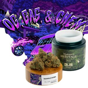 Triangle Kush (3.5g Flower) | Nature's Heritage